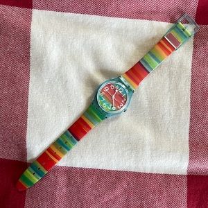 Color the sky Swatch Watch